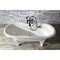 Aqua Eden Clawfoot Bathtubs, 72 L, 31.88 W, White, Cast Iron VCT7DE7232NLW - alternate 4